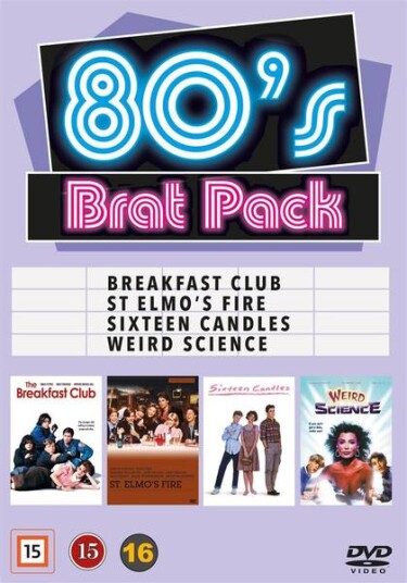 80'S Brat Pack 4 Filmer Fra 80Tallet DVD