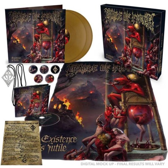 Cradle Of Filth Existence Is Futile Limited Edition 2lp Vinyl Coloured + CD