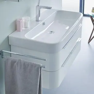 Duravit Happy D.2 servant, 80x50,5 cm, hvit