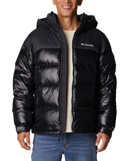 Columbia Bulo Point™ II Down Jacket M Black Shiny/Bl (Storlek XXL)