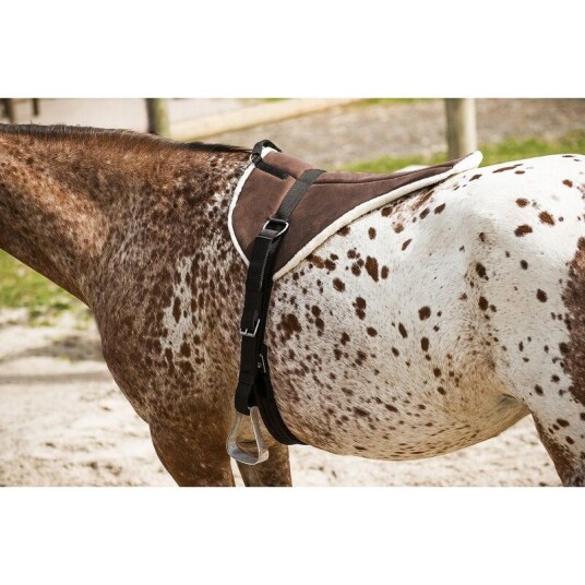 Ekkia Norton Soft Bareback Riding Pad - Brown/Beige