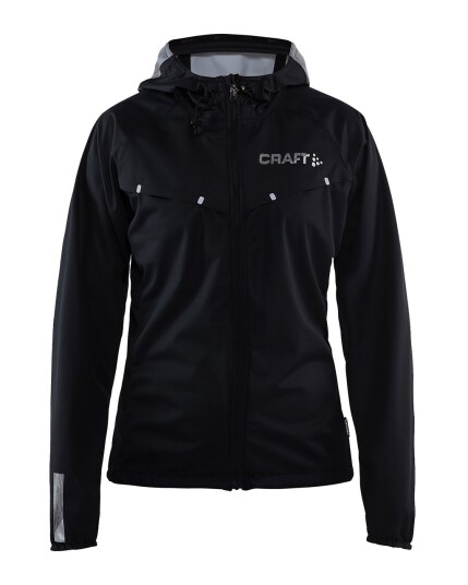 Craft Repel Jacket M Black/Silver Reflective (Storlek S)