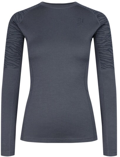 Johaug Elevate Wool Long Sleeve Dame Dark Blue L