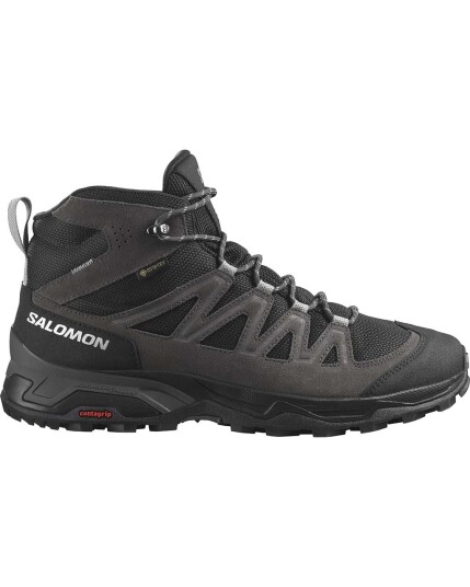 Salomon X Ward Leatger Mid GTX M Phantm/Black/Mgnt (Storlek 9 UK)