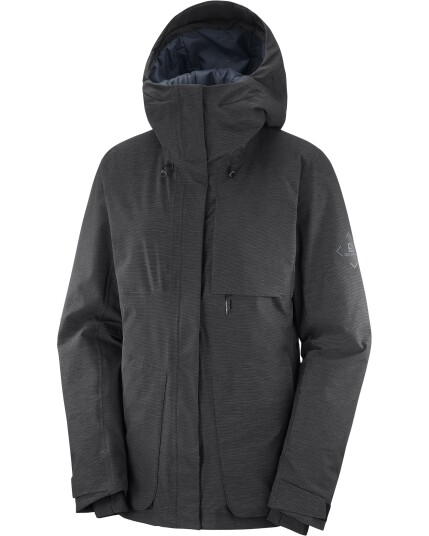 Salomon Proof Lt Insulated Jacket W Black/Heather (Storlek M)