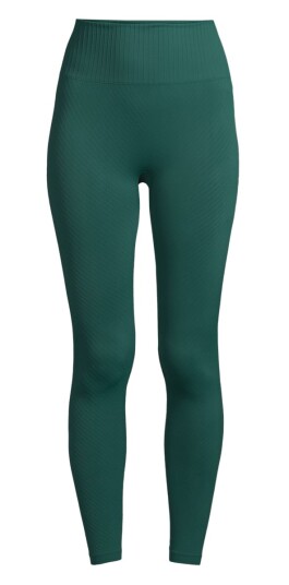 Casall Seamless Graphical Rib High Waist Tights Garden Green S