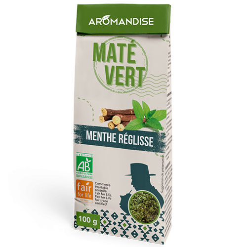 Aromandise Maté Wild Green M. Mint & Lakris Ø - 100 g