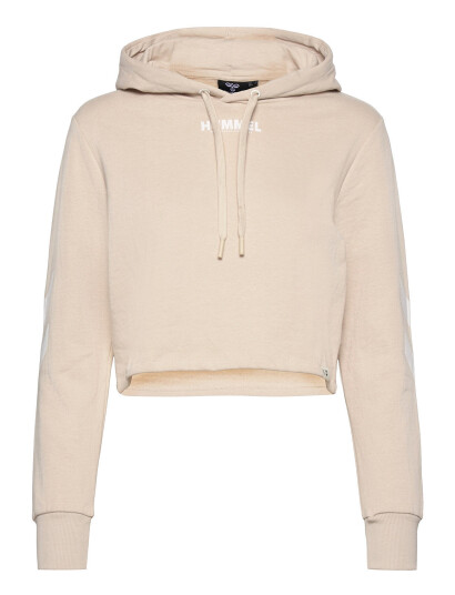 Hummel Hmllegacy Woman Cropped Hoodie Beige Hummel PUMICE STONE XS,S,M,L,XL