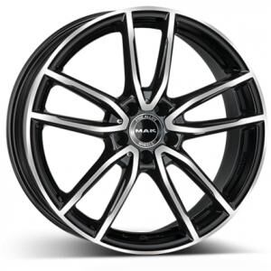 MAK Evo Black Polished 11x21 5x112 ET38 B66.6