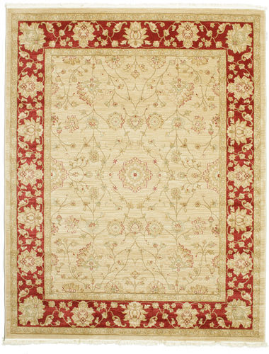 RugVista Orientalsk 200X250 Farahan Ziegler Beige/Rød Teppe