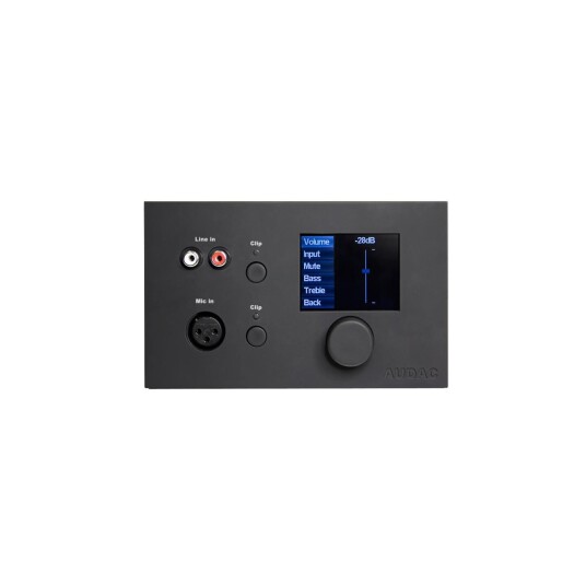 Audac Mwx 65 B All In One Wall Panel For Mtx 48 / 88 Svart