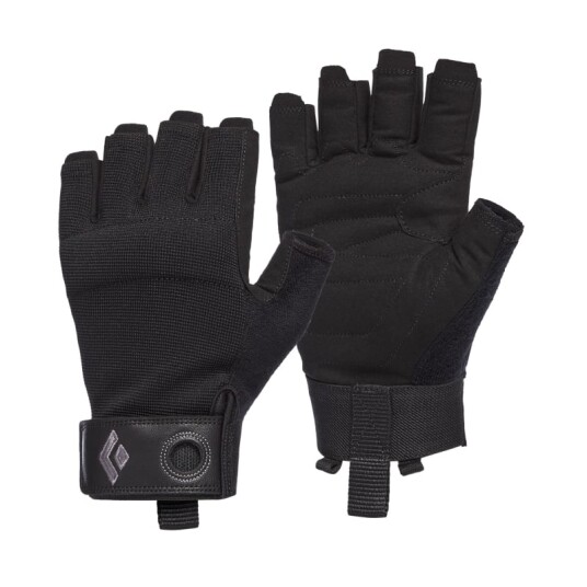 Black Diamond Crag Half-Finger Gloves L, Black