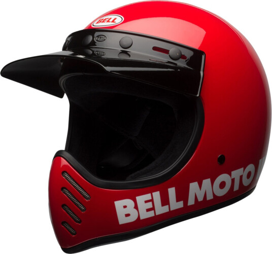 Bell Moto-3 Classic Motocross hjelm S Rød