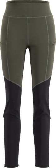 Lundhags Women's Fulu Wool TightS, Dark Forest Green/Black