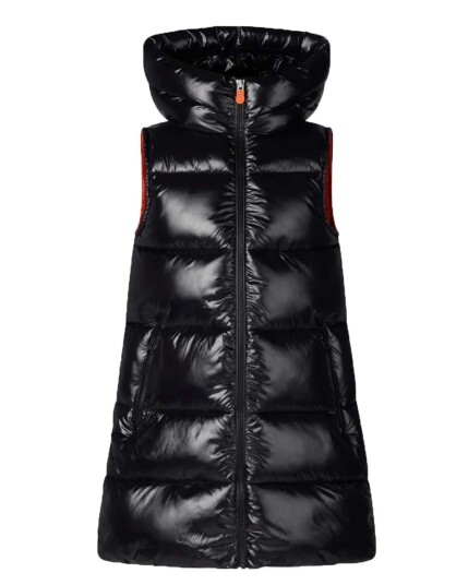 Save The Duck Uma Hooded Vest JR Black (Storlek 12)