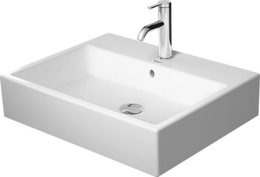 Duravit Vero Air Møbelservant 600x470 mm, u/bl.hull, m/o.l, Hvit m/WG