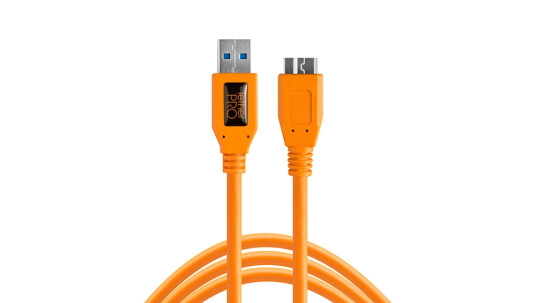 TetherPro USB 3.0 Male to Micro-B 4.6m 4,6 m orange USB kabel