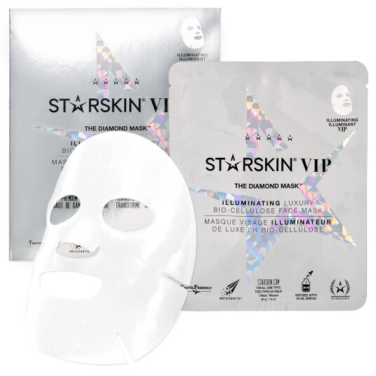 Starskin The Diamond Mask Vip Illuminating Bio-Cellulose Face Mask