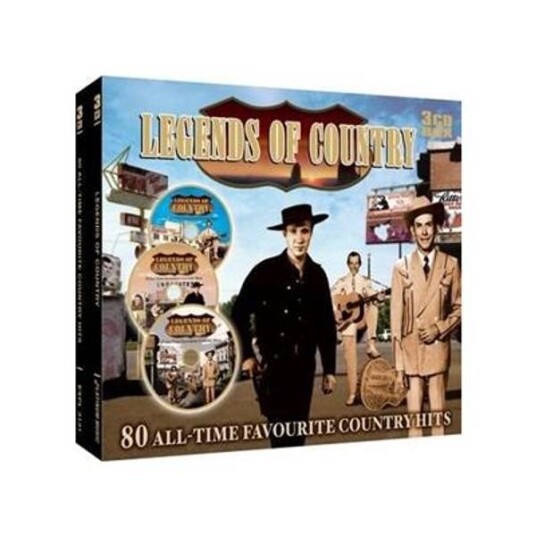 Legends Of Country - 80 All-Time Favourite Country Hits (3CD)