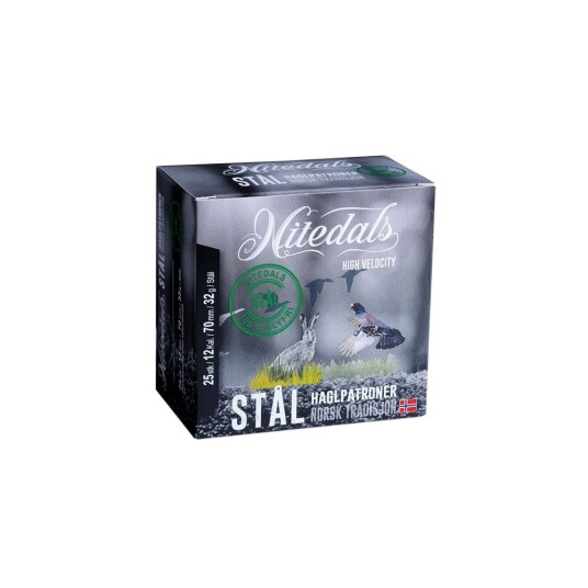 Nitedals Stål 12/70 High Velocity, US 4, 32g (10,76 pr.stk)