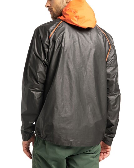 Haglöfs L.I.M Breathe Gtx Shakedry Jacket M Magnetite/Flame Orange (Storlek XL)