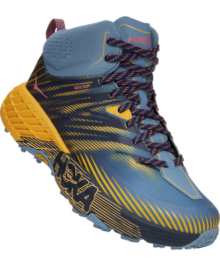 Hoka Speedgoat Mid 2 GTX Provincial Blue/Saffron 7 Dame