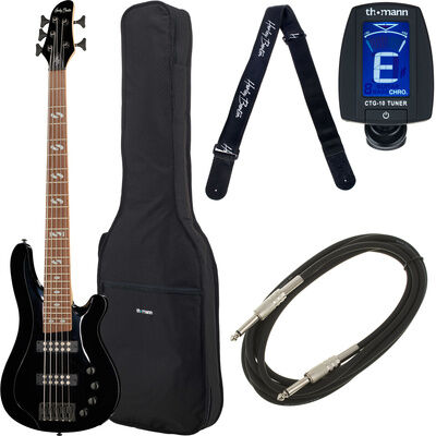 Harley Benton B-550 Black Progressive Bundle