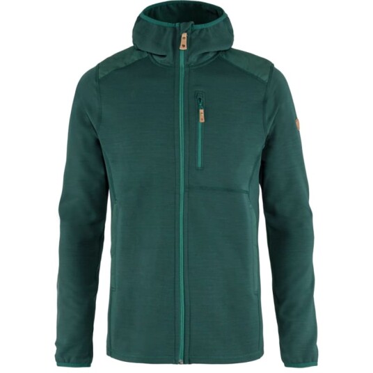 Fjellreven Men's Keb Fleece Hoodie (2021) Grønn S Man