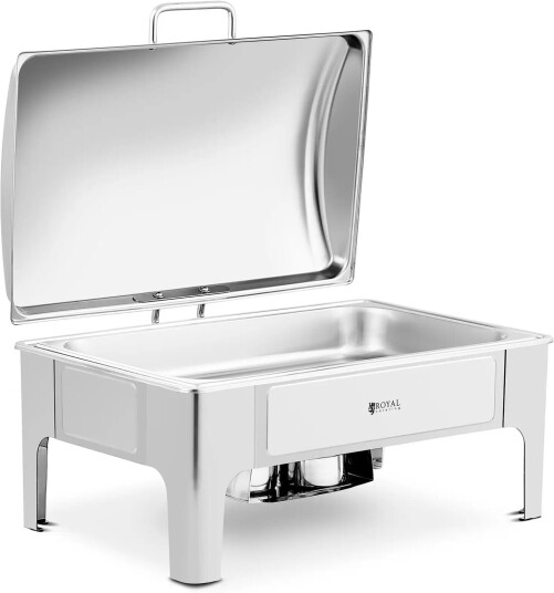 Chafing Dish - 1/1 GN - Royal Catering - 8.5 L - 2 brenselcelle - kuppelformet lokk RCCD-RT10_9L