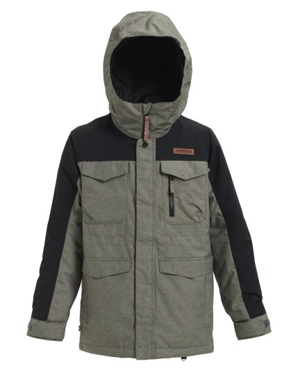 Burton Covert Jacket JR Heather Bog/True Black (Storlek M)