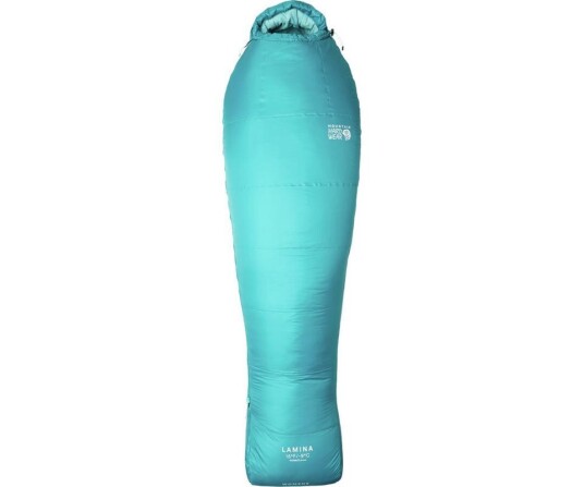 Mountain Hardwear Lamina Sleeping Bag Long Women 9C Sl-Vivid Teal 9C Sl-Vivid Teal Right Zipper