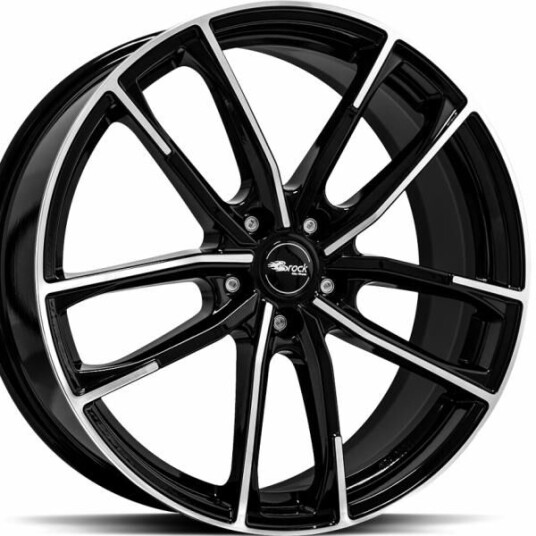 Brock B38 Black Full Polish 8x18 5x112 ET40 B57.1