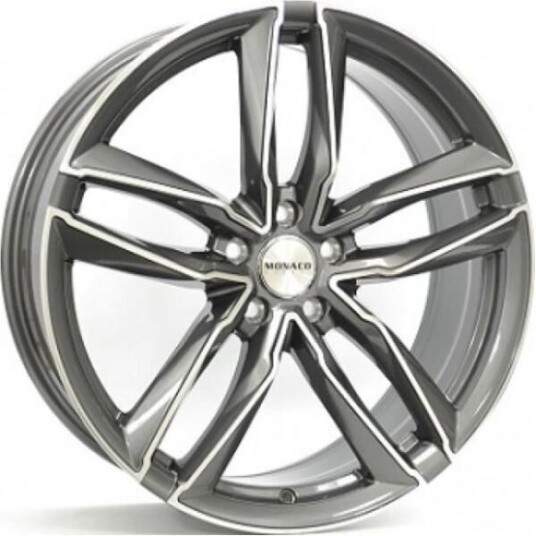 Monaco Mc2 Anthracite Polish 8.5x19 5x112 ET35 B66.5