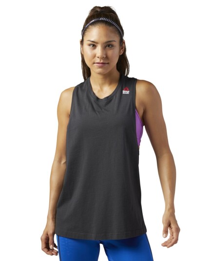 Reebok Crossfit Muscle Tank - Coal - M