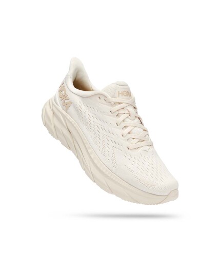 Hoka Clifton 8 Eggnog/Shifting Sand 8.5 US Dame