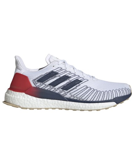 Adidas Solar Boost 19 M FTW White/Tech Indigo/Scarlet (Storlek 10 UK)