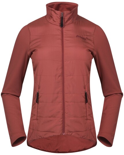 Bergans Stranda Hybrød Jacket W Lounge/Bordeaux (Storlek L)