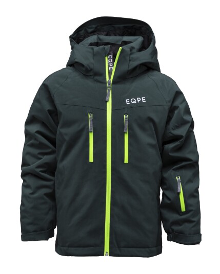 EQPE Qanuk Ski Jacket 2.0 JR Deep Forrest (Storlek 110/116)