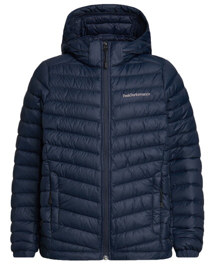 Peak Performance Frost Down Hood Jacket JR Blue Shadow (Storlek 130)