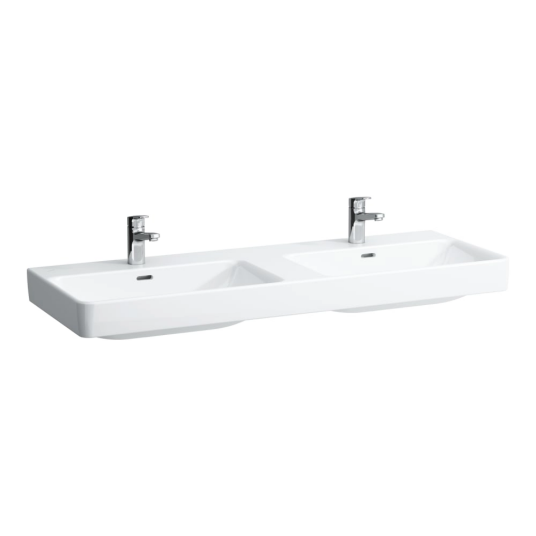 Laufen Pro-S dobbel servant, 130x46 cm, hvit