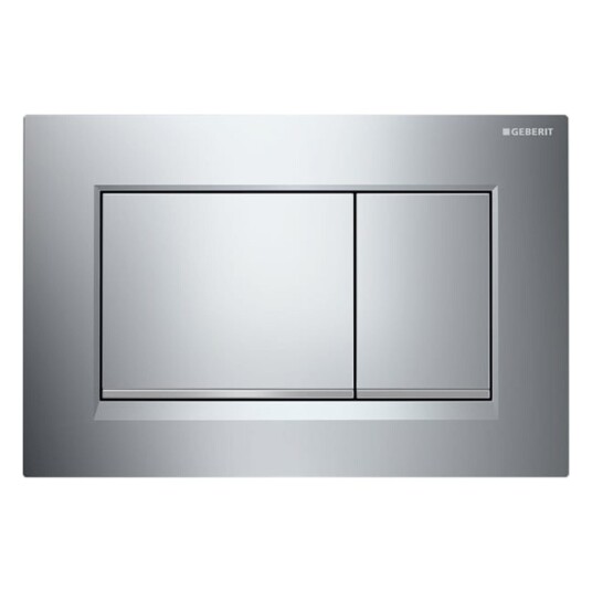 Geberit Sigma30 Betjeningsplate Krom/Mattkrom/Krom