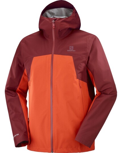 Salomon Outline Gore-Tex 2.5L Jacket M Fiery Red (Storlek L)