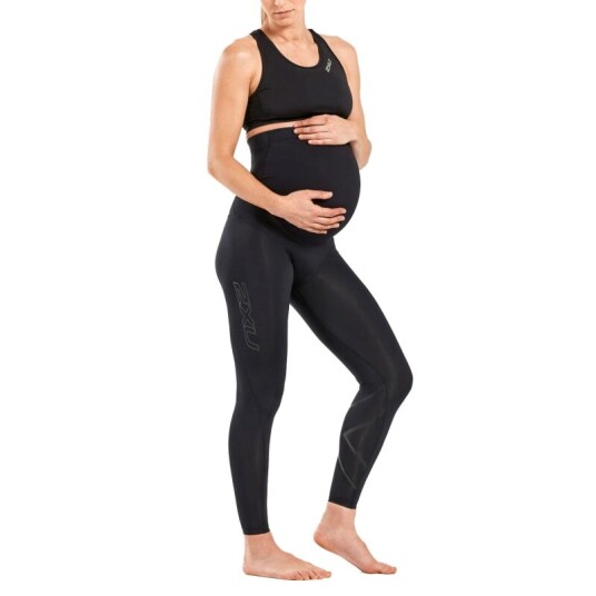 2XU Pre-Natal Sport Compression Tights L, Black/Nero