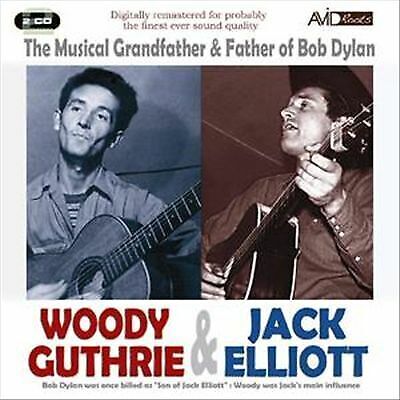 MediaTronixs Jack Elliott : The Musical Grandfather and Father of Bob Dylan CD 2 discs Pre-Owned