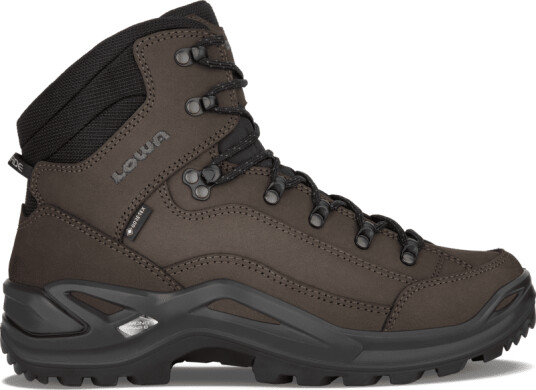 LOWA Men's Renegade Gore-Tex Mid 47, Dark Brown/Black