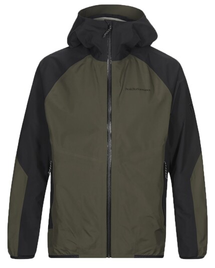 Peak Performance Pac Jacket M Black Olive/Black (Storlek XXL)