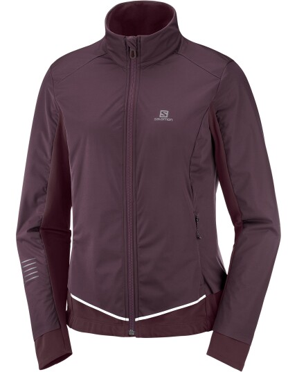 Salomon Lightning Lightshell Jacket W Winetasting (Storlek L)