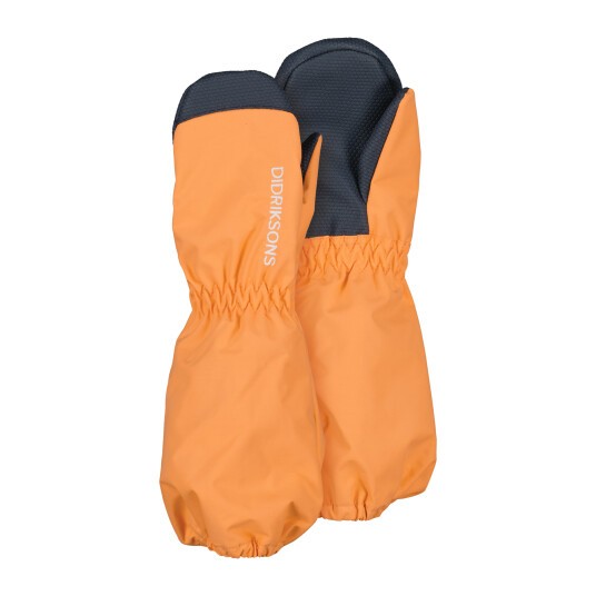 Didriksons Shell Gloves Kids, skallvott barn 2-4 Papaya Orange