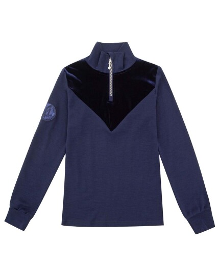 Woolland Sirdal Top JR Blue Ink (Storlek 134-140)