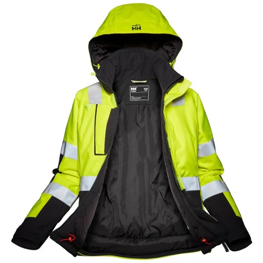 HH Workwear Workwear Helly Hansen Dame Luna Hi Vis Vinterfôret Jakke Gull S